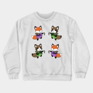 Kitsune and Tanuki Noodles Crewneck Sweatshirt